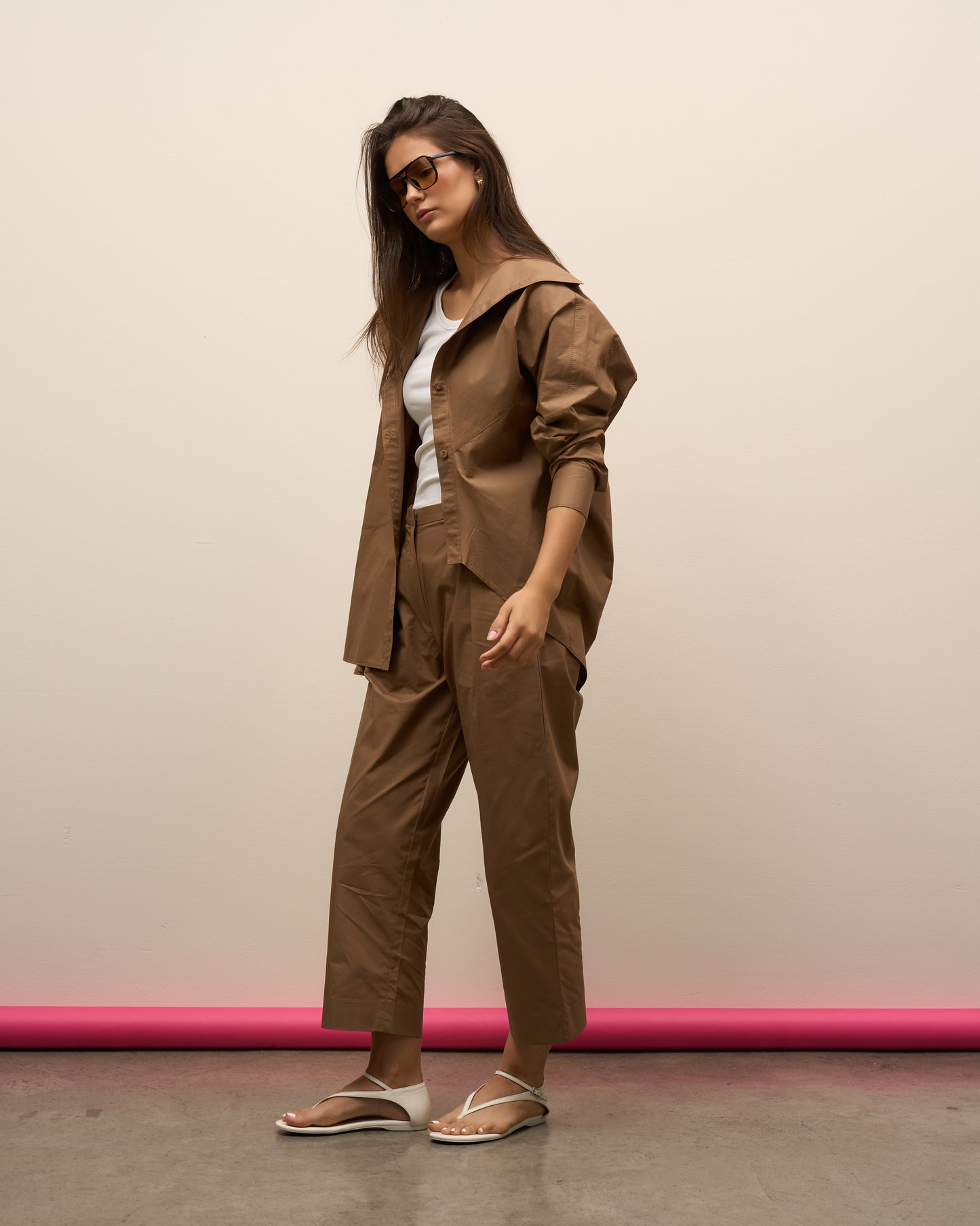 Asymmetrical Set/ Mocha