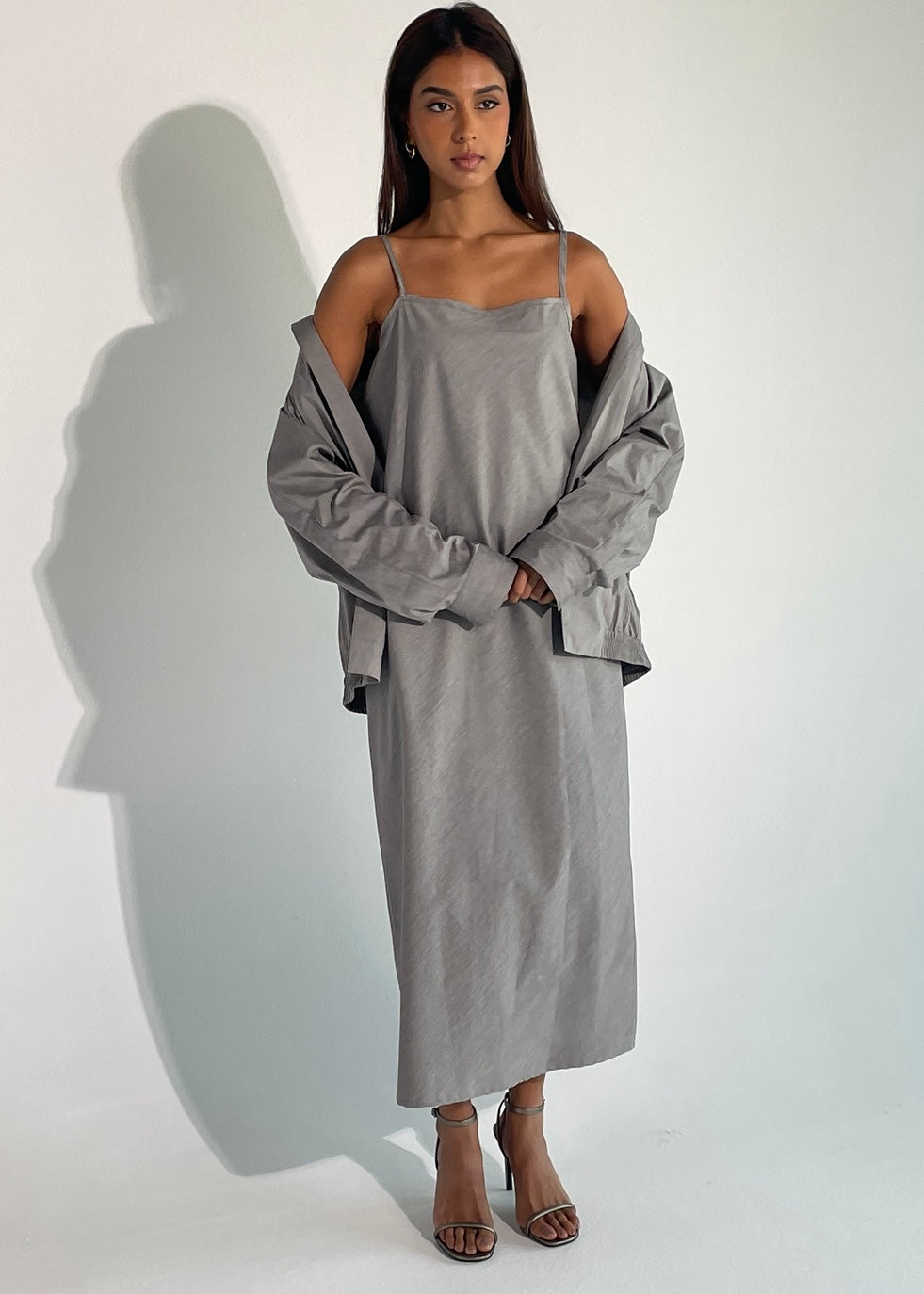 BOMBER SET / COOL GREY