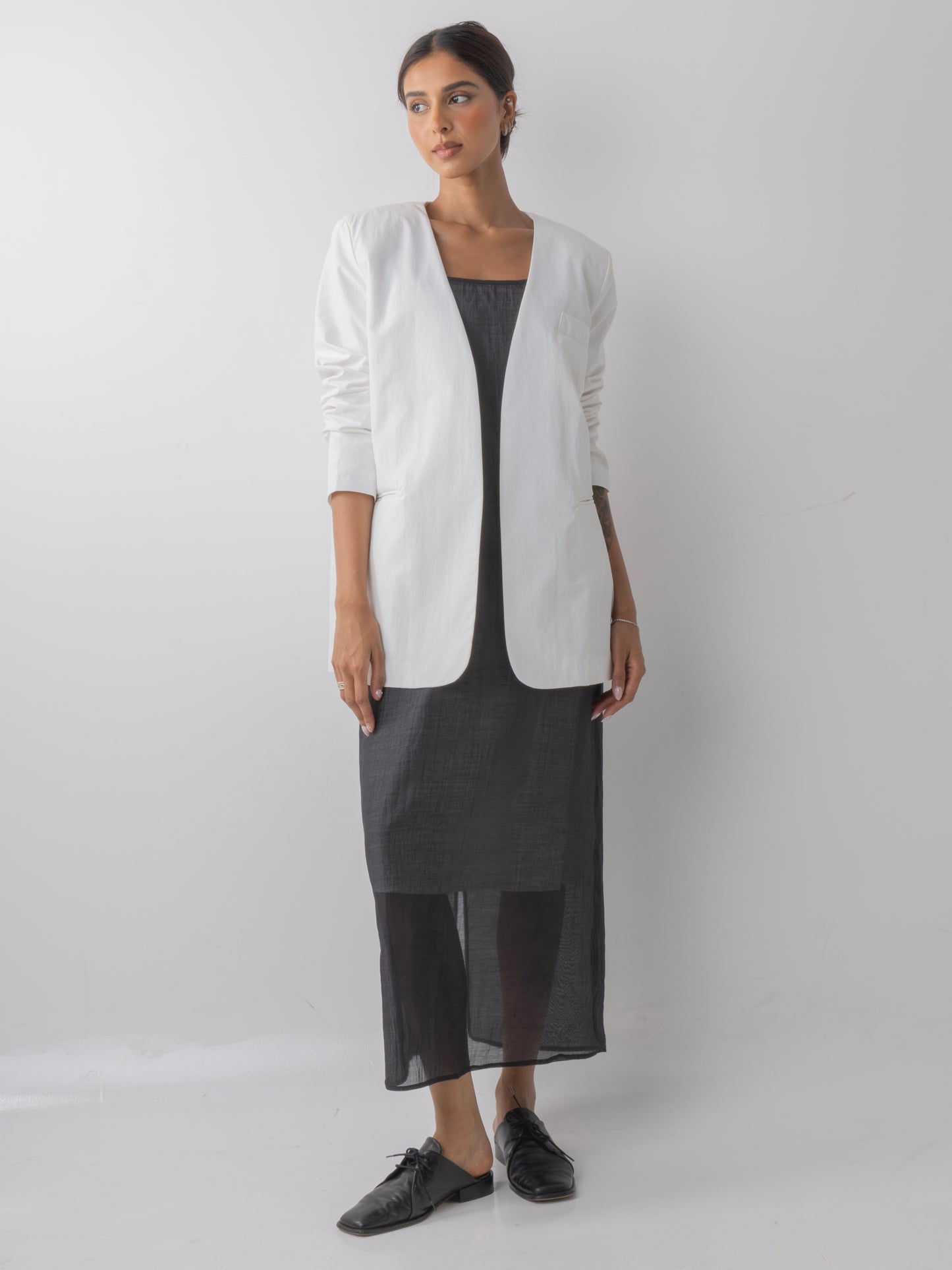 Cora Blazer / White