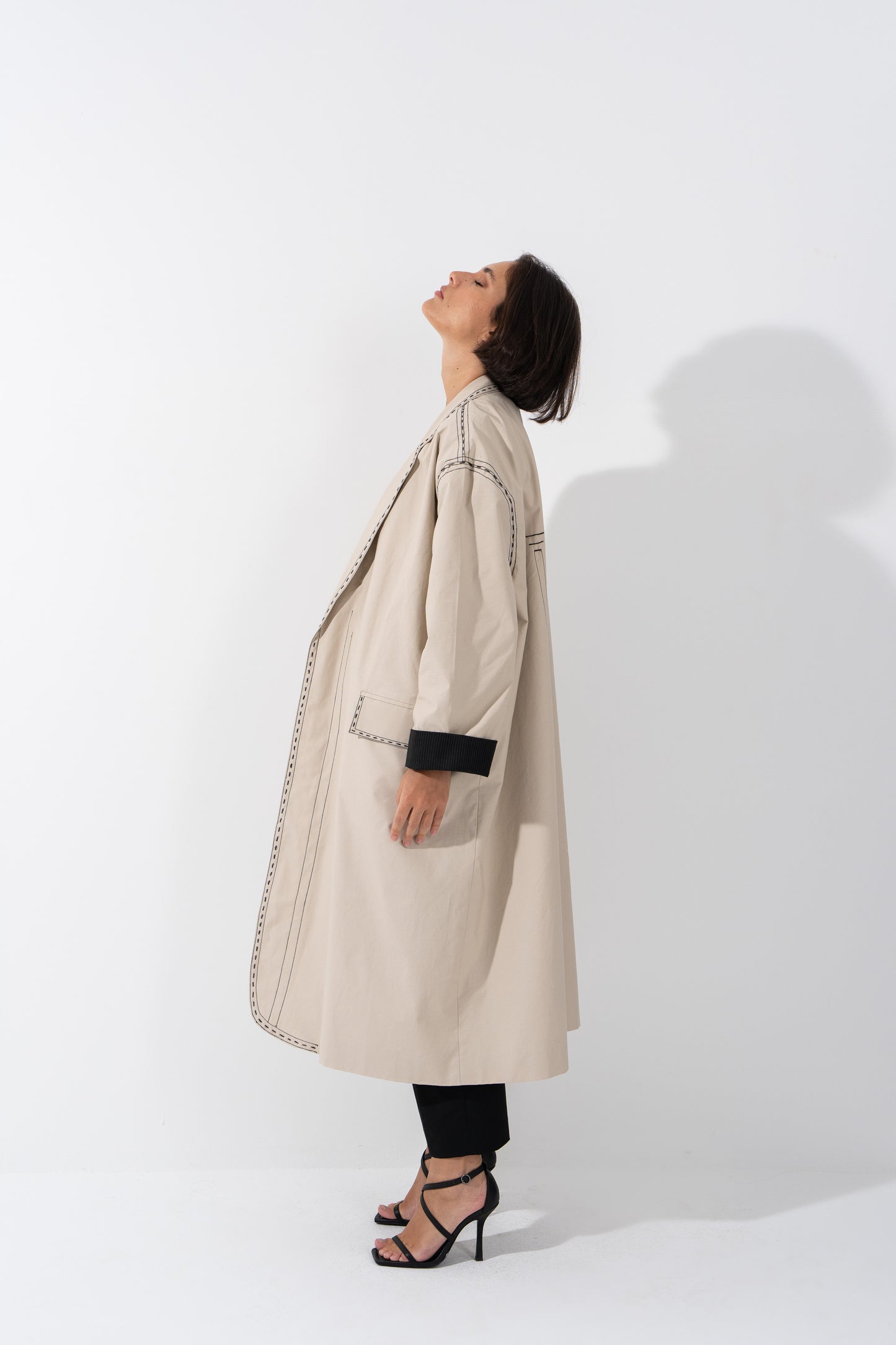 Blazer Coat Ecru
