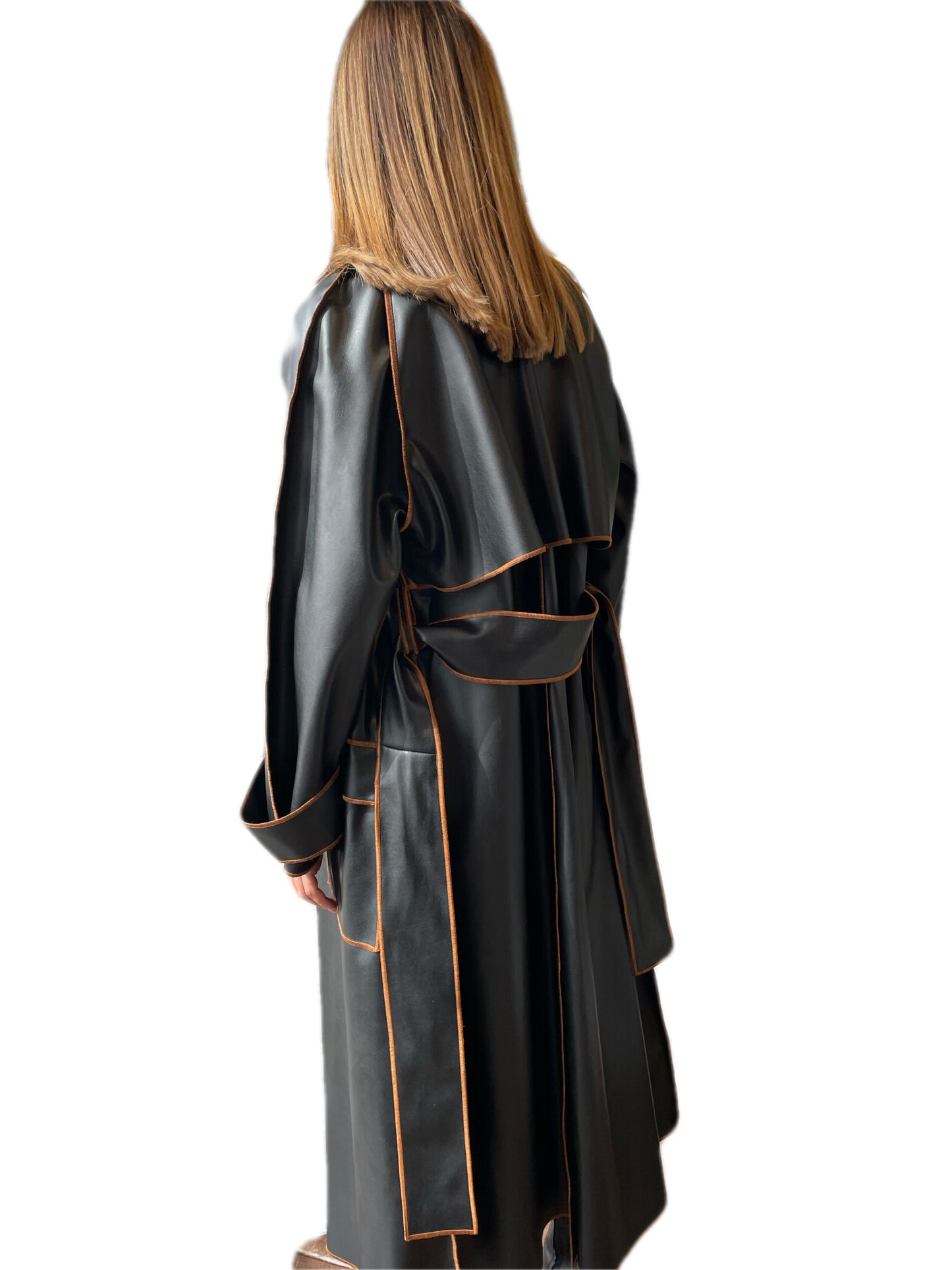 Leather Trench Coat