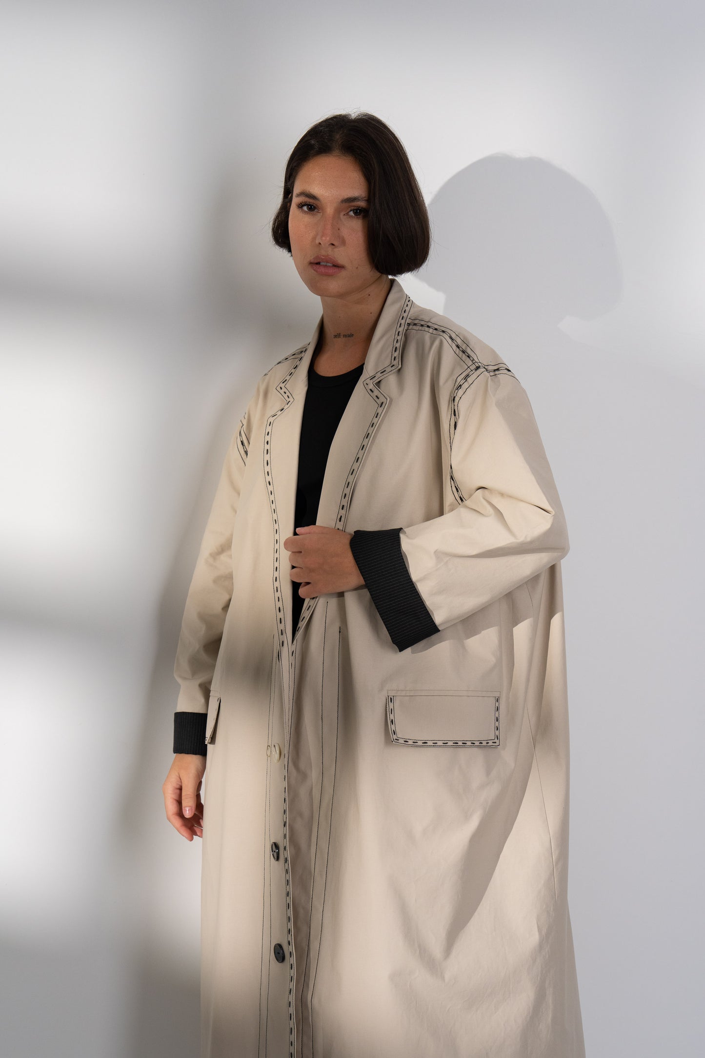 Blazer Coat Ecru