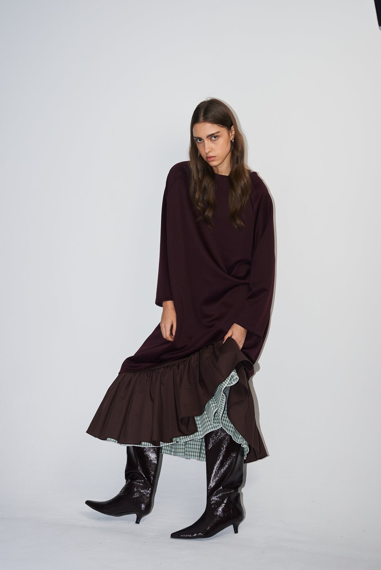 Cascade Kaftan - Maroon