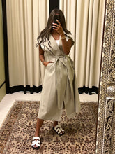 Load image into Gallery viewer, Grey Trench x shorts