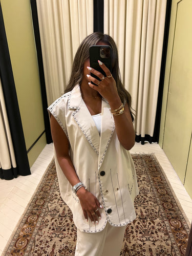 Cream Vest