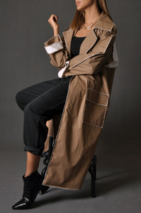 Camel x White Trench