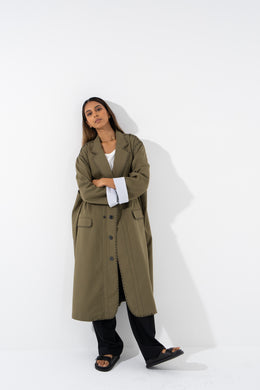 Blazer Coat Army Green