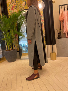 Panels Coat - Grey