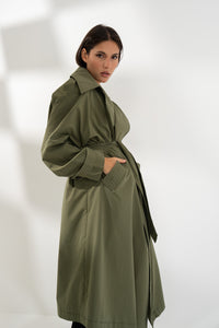 Sage Green Trench