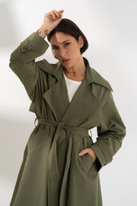 Sage Green Trench